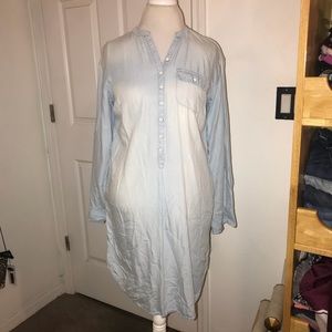 Merona Chambray Dress Sz S